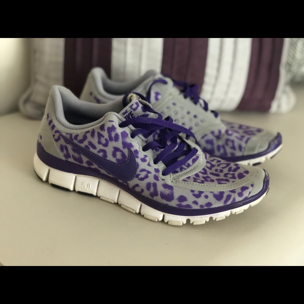 Cheetah print Nike shoes